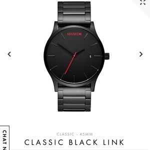 MVMT Classic Black Link Men’s Watch